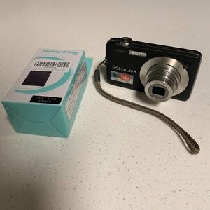 Casio EXILIM EX-S10A 10.1MP Digital Camera Black With Battery & Charger